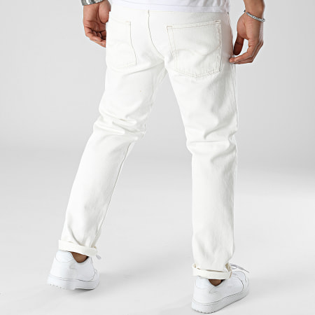 Jack And Jones - Chris Jeans Regular Loose Bianco sporco
