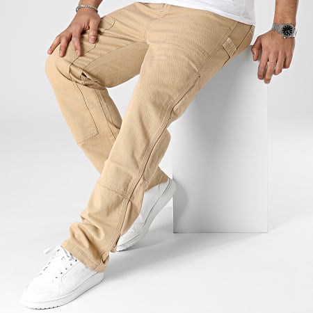 KZR - Jeans larghi beige scuro