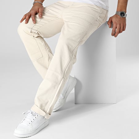 KZR - Jeans regular beige chiaro