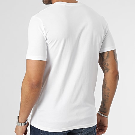 Le Rat Luciano - Camiseta Logo Blanco Azul Marino Oro