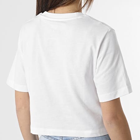 Reebok - Tee Shirt Crop Femme HT6207 Blanc