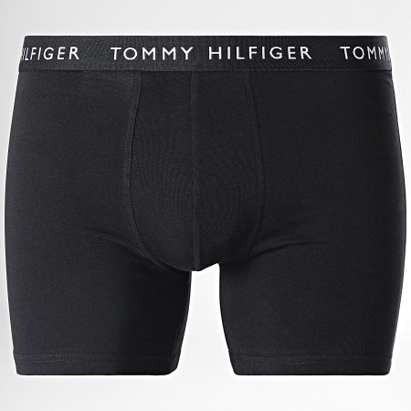 Tommy Hilfiger - Lote de 3 bóxers Premium Essentials 2204 Negro Gris Blanco