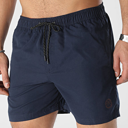 Short De Bain Marine/Flamants Roses Garçon Jack & Jones Staruba Bleu