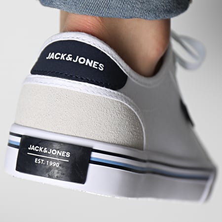Jack And Jones - Rusher Stripe Zapatillas 12229022 Blanco Brillante
