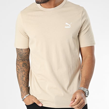 Puma - Tee Shirt Classics Small Logo 535587 Beige