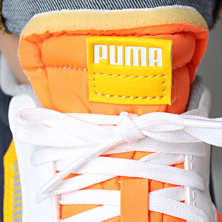 Puma - Baskets Future Rider Play On 371149 Ultra Orange Puma White