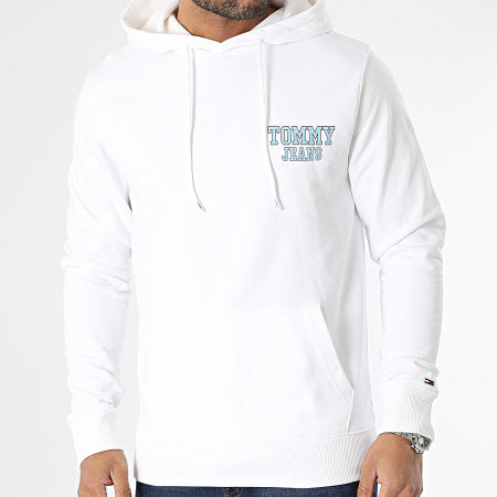 Tommy Jeans - Sudadera con capucha Entry Graphic 6365 Blanca