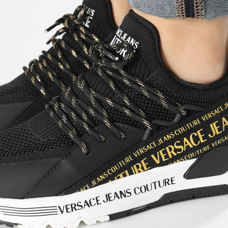 Versace Jeans Couture - Baskets Femme Fondo Dynamic 74VA3SA8 Black Gold