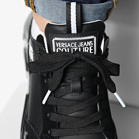 Versace Jeans Couture - Fondo Speedtrack Zapatillas 74YA3SC2 Negro