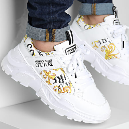 VERSACE ステゴロパンチャーズ RANGE F bag with croco texture brand VERSACE JEANS COUTURE