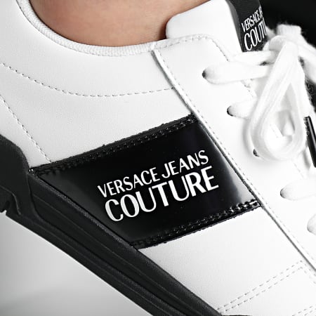 Versace Jeans Couture - Fondo Brooklyn 74YA3SD5 Zapatillas Blanco Negro
