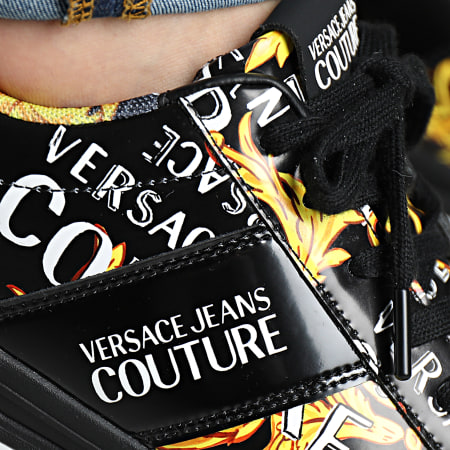 Versace Jeans Couture - Fondo Brooklyn 74YA3SD5 Zapatillas Renacimiento Negro