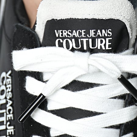 Versace Jeans Couture - Fondo Spyke 74YA3SE2 Zapatillas Negro Blanco