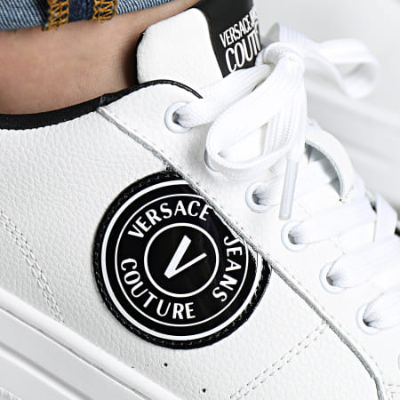 Versace Jeans Couture - Fondo Court 88 Zapatillas 74YA3SK1 Blanco Negro