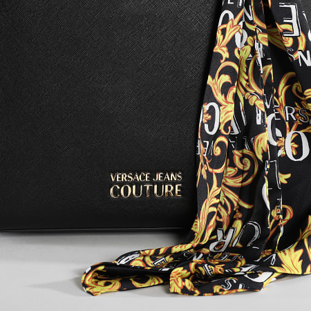 Versace Jeans Couture - Conjunto Bolso Mujer Y Bolsa Embrague Gama Thelma Negro