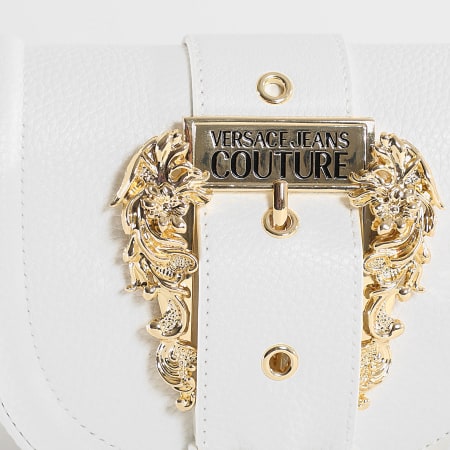 Versace Jeans Couture - Sac A Main Femme Range Couture Blanc Doré