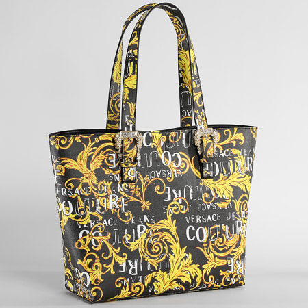 Versace Jeans Couture - Conjunto Bolso Mujer y Embrague Negro Renaissance Couture Gama