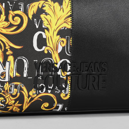 Versace Jeans Couture - Lot Sac A Main Et Pochette Femme Rock Cut Noir