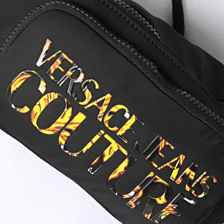 Versace Jeans Couture - Sac Banane Range Iconic Logo Noir Renaissance