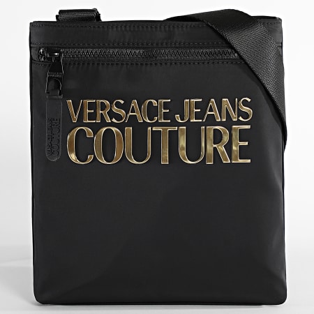 Versace Jeans Couture - Bolsa Range Iconic Logo Negro Oro