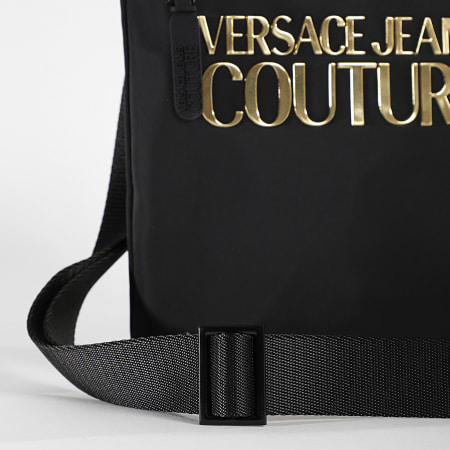 Versace Jeans Couture - Sacoche Range Iconic Logo Noir Doré
