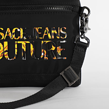 Versace Jeans Couture - Sacoche Range Iconic Logo Noir Renaissance