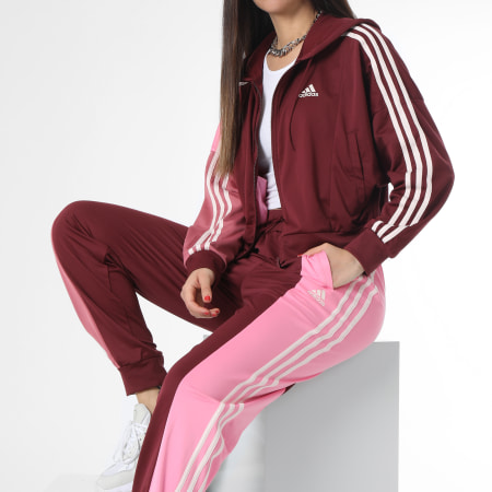 Adidas Sportswear - Ensemble De Survetement Bold Block IC0397 Rose