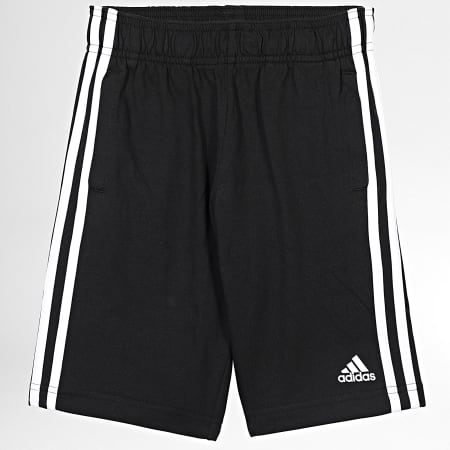 Adidas Sportswear - Pantaloncini da jogging a 3 strisce per bambini HY4714 Nero