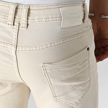Deeluxe - Pantalones cortos Bart Beige Slim Jean