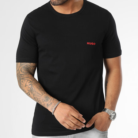 HUGO - Set di 3 T-shirt 50480088 Nero Rosso