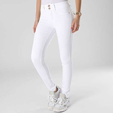 Jean slim blanc femme store