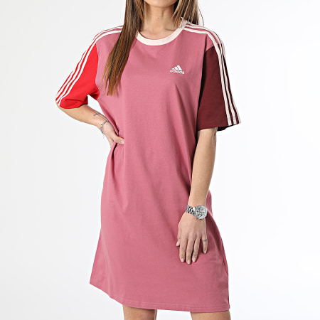 Adidas Performance - Vestido Camiseta Mujer IC1461 Rosa