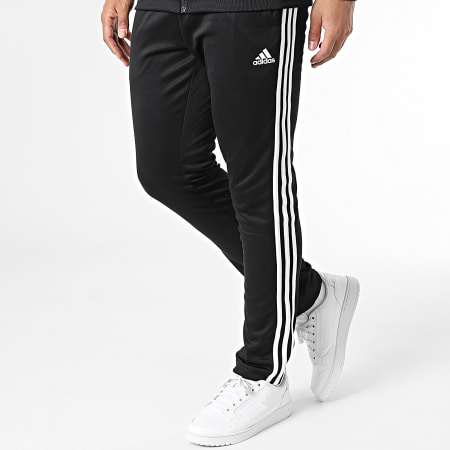 Adidas Sportswear - Tuta 3 strisce IC6767 Nero