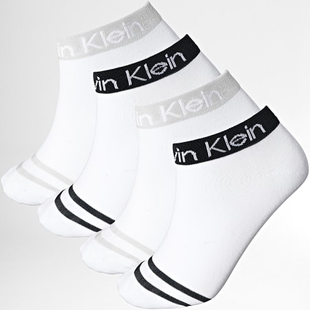 Calvin Klein Lot De 4 Paires De Chaussettes Femme 701220511 Blanc LaBoutiqueOfficielle