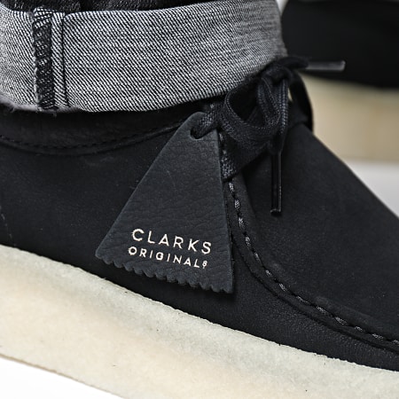 Clarks - Chaussures Wallabee Cup Black Nubuck