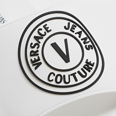 Versace Jeans Couture - Claquettes 74YA3SQ3 Blanc