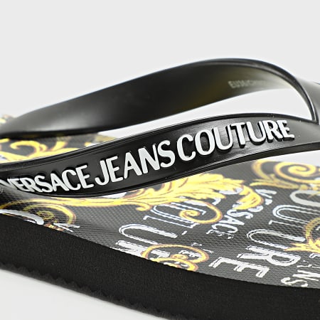 Versace Jeans Couture - Infradito donna 74YA3SQ7 Nero Rinascimento
