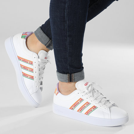 Adidas Sportswear - Sneakers Grand Court Donna HP9412 Footwear White Red Pure Glow