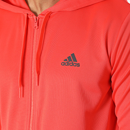 Adidas Sportswear - Tuta 3 strisce IC6777 Arancione