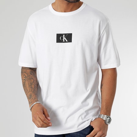 Calvin Klein - Tee Shirt Large NM2399E Blanc