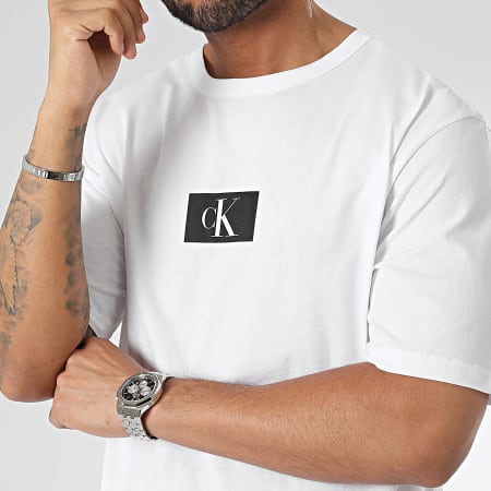 Calvin Klein - Tee Shirt Large NM2399E Blanc