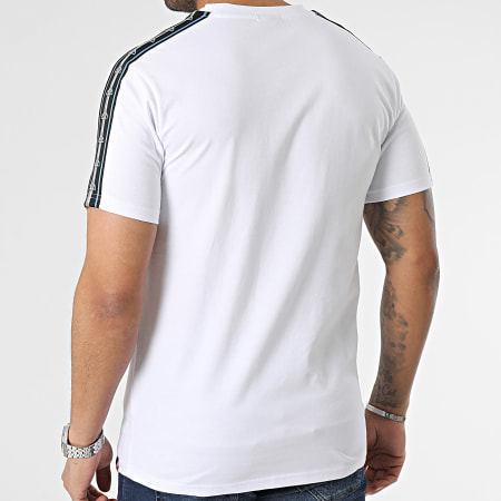 Ellesse - Tee Shirt A Bandes Onix SHR17989 Blanc