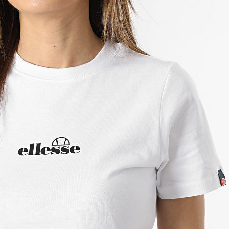 Ellesse - Tee Shirt Slim Femme Beckana Blanc