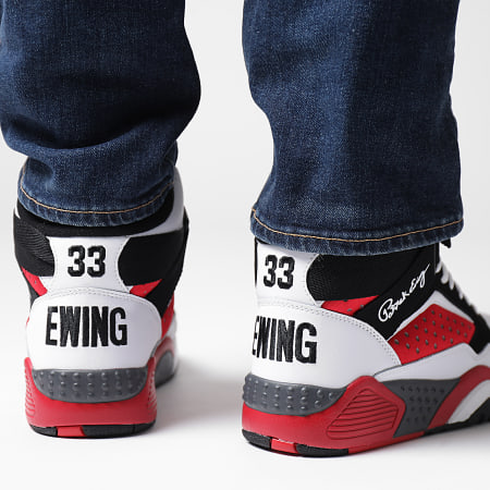 Ewing Athletics - Zapatillas Ewing Focus 1EW90049 Blanco Negro Rojo