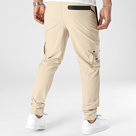 Helvetica - Pantalon Cargo Matto Beige