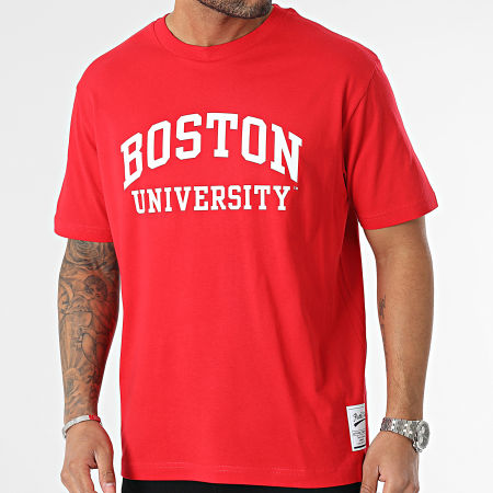 Classic Series - Tee Shirt Oversize Large Boston Rouge Blanc