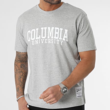 Classic Series - Tee Shirt Oversize Large Columbia Gris Chiné Blanc