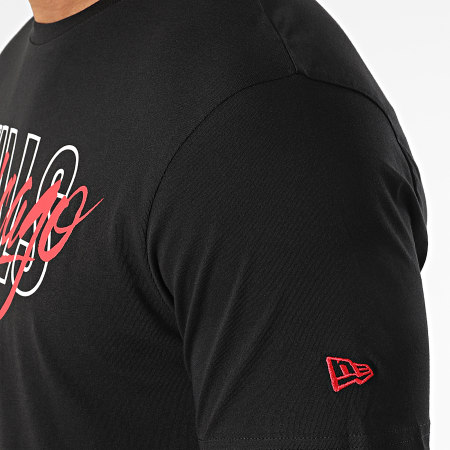 New Era - Camiseta Script Chicago Bulls 60332180 Negro