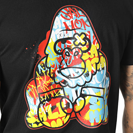 Sale Môme Paris - Camiseta Graffiti Gorila Negra