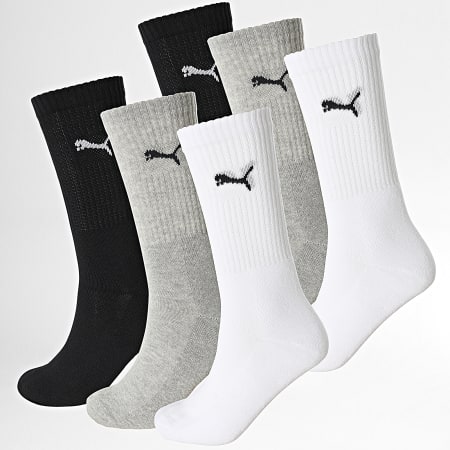 Puma - Confezione di 6 paia di calzini 701219583 nero bianco grigio erica